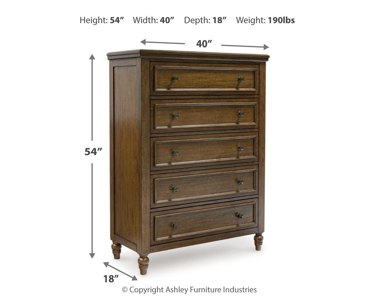 Sturlayne Upholstered Panel Bed, Dresser, Mirror and Chest