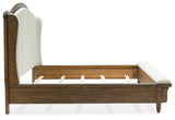 Sturlayne Upholstered Panel Bed and 2 Nightstands