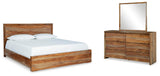 Dressonni Panel Bed, Dresser and Mirror