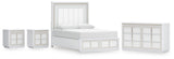 Chalanna Storage Bed, Dresser and 2 Nightstands