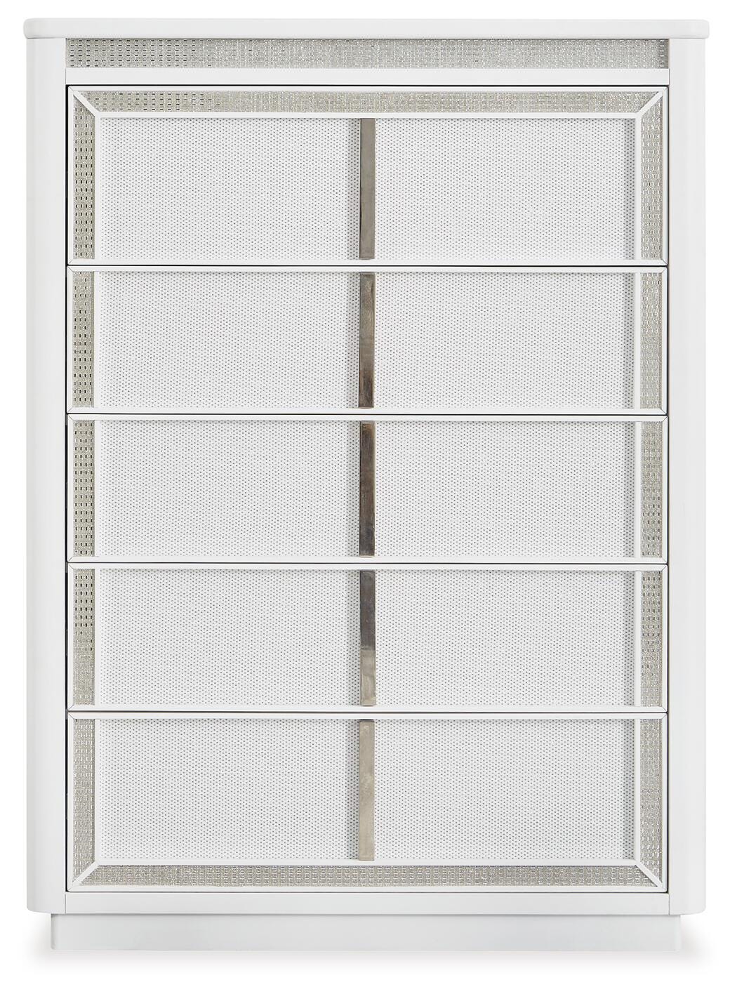 Chalanna Upholstered Storage Bed, Dresser, Mirror, Chest and 2 Nightstands