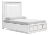 Chalanna Panel Storage Bed and Nightstand