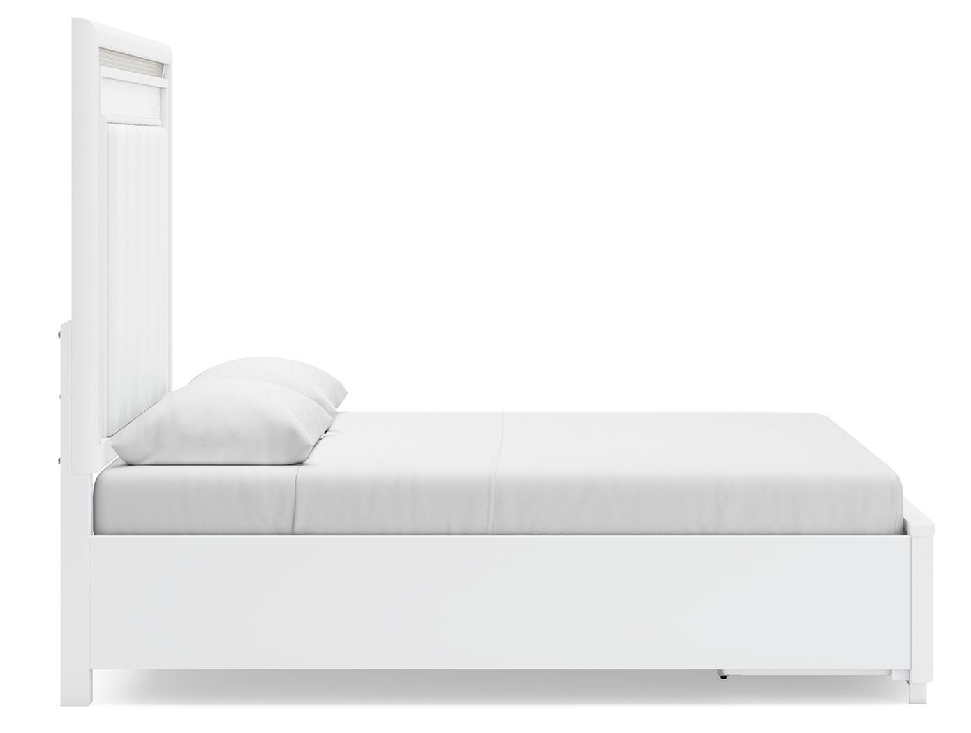 Chalanna Upholstered Storage Bed, Dresser, Mirror and 2 Nightstands