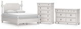 Rowlenstown Poster Bed, Dresser and Chest