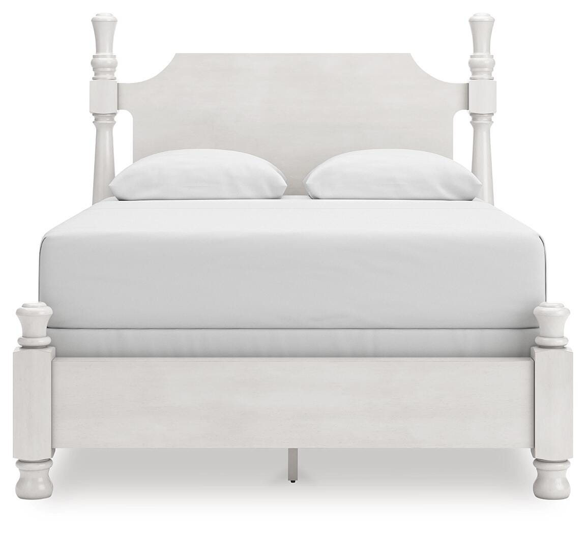 Rowlenstown Poster Bed, Dresser and Mirror