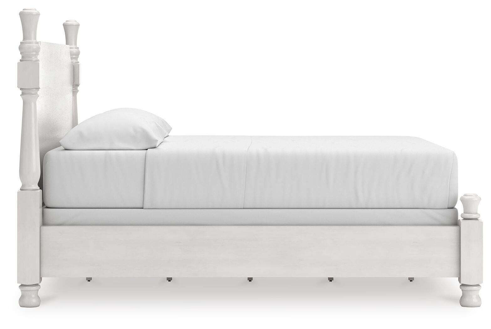 Rowlenstown Poster Bed, Dresser, Mirror and Nightstand