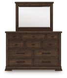 Taffenbrook Panel Storage Bed, Dresser and Mirror