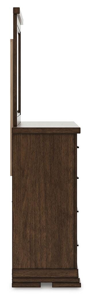 Taffenbrook Panel Storage Bed, Dresser and Mirror