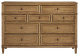Sharlance Upholstered Panel Bed and Dresser