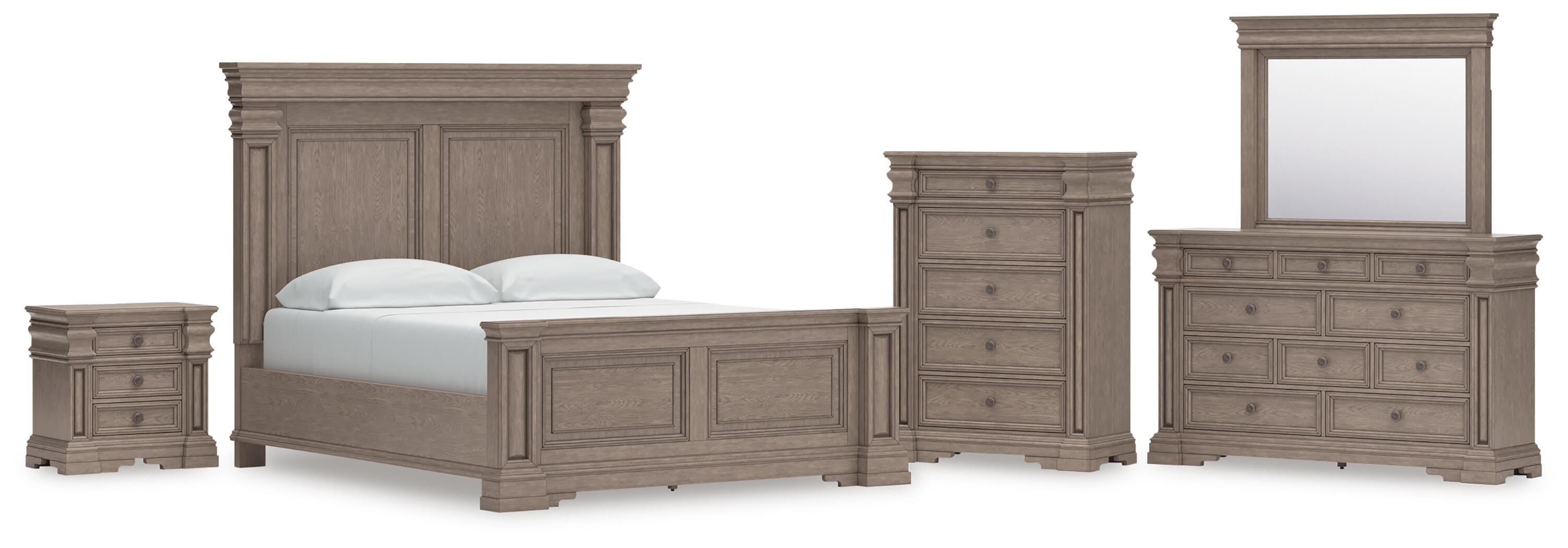 Blairhurst Panel Bed, Dresser, Mirror, Chest and Nightstand