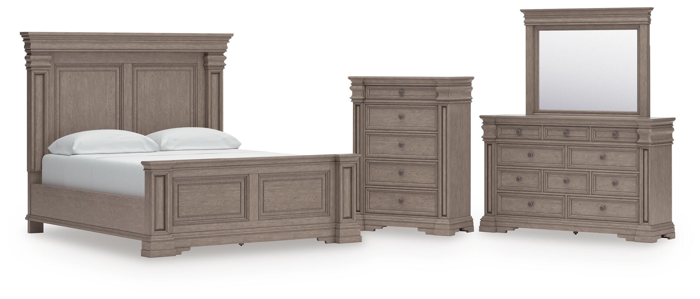 Blairhurst Panel Bed, Dresser, Mirror and Chest