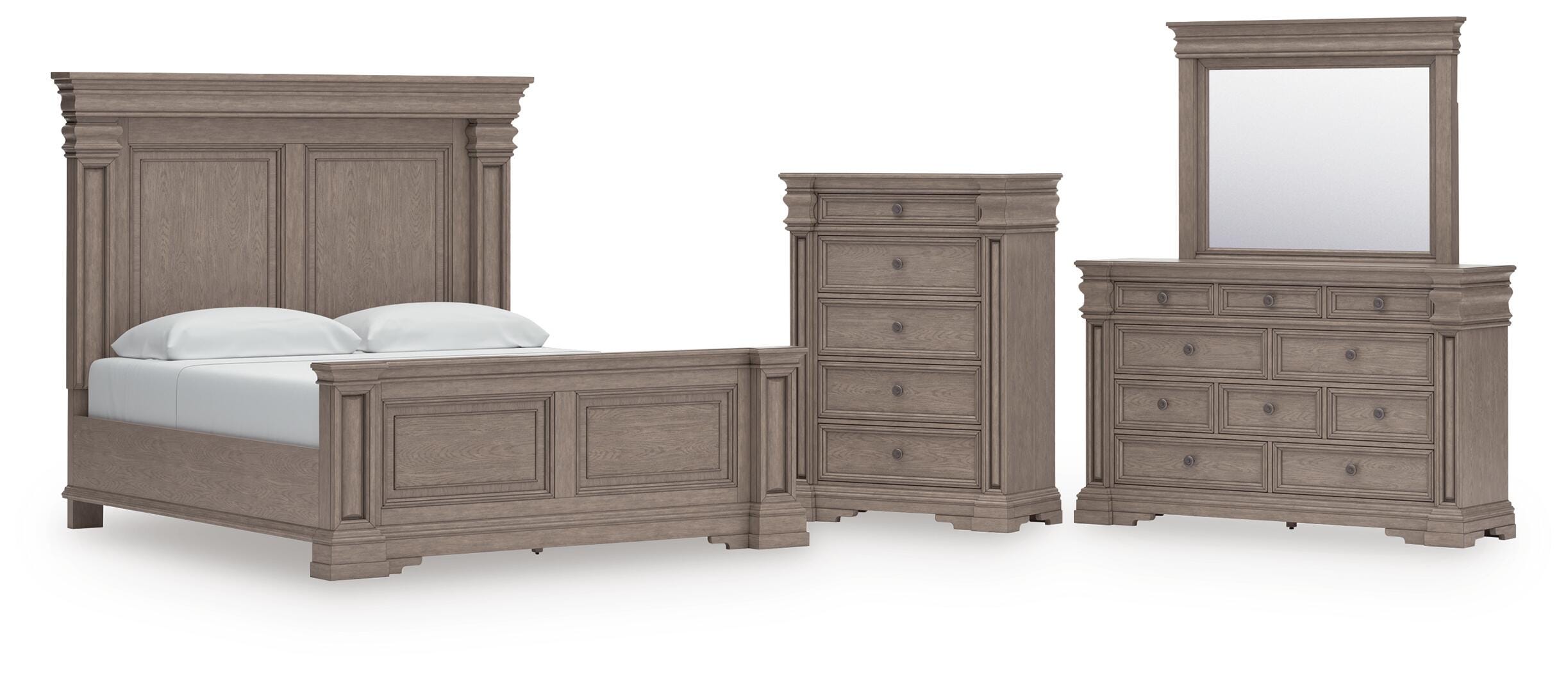Blairhurst Panel Bed, Dresser, Mirror and Chest