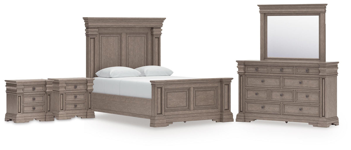 Blairhurst Panel Bed, Dresser, Mirror and 2 Nightstands