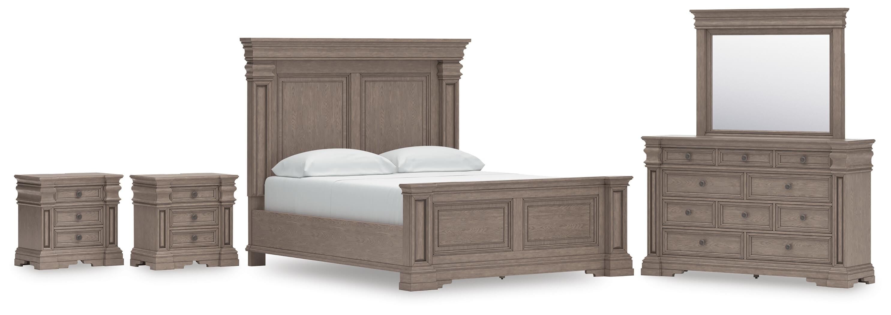 Blairhurst Panel Bed, Dresser, Mirror and 2 Nightstands