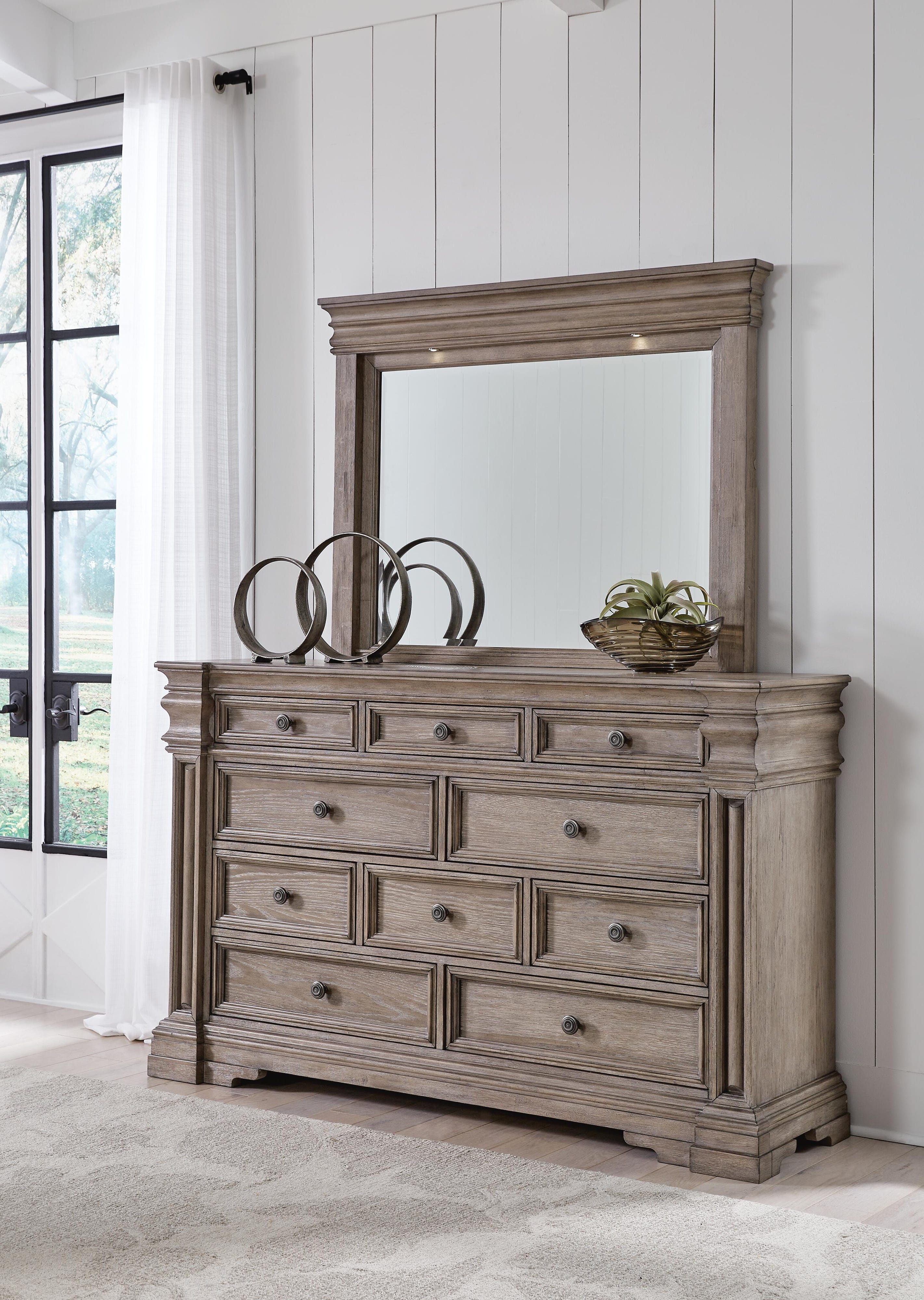 Blairhurst Panel Bed, Dresser, Mirror and Chest