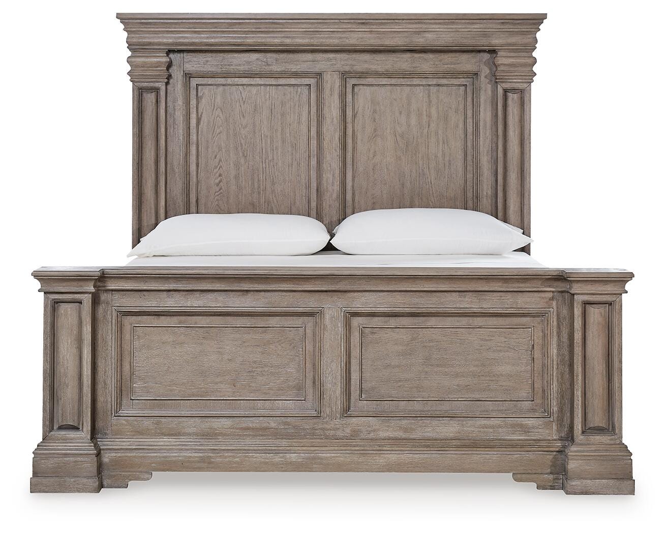 Blairhurst Panel Bed with Mirrored Dresser and Nightstand