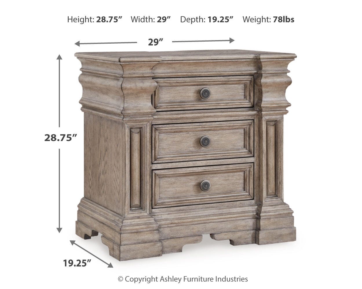 Blairhurst Panel Bed, Dresser, Mirror, Chest and Nightstand