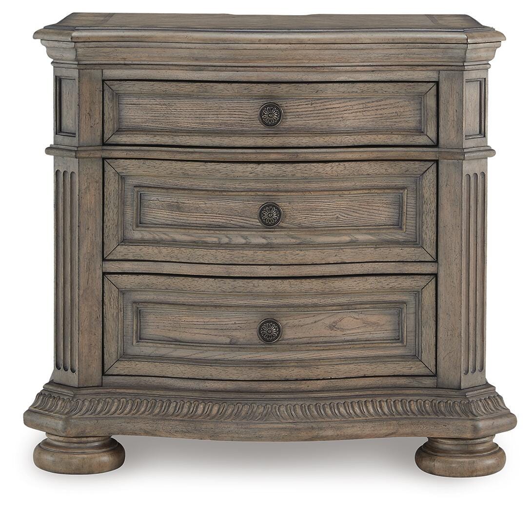 Ardenfield Sleigh Bed, Chest and Nightstand