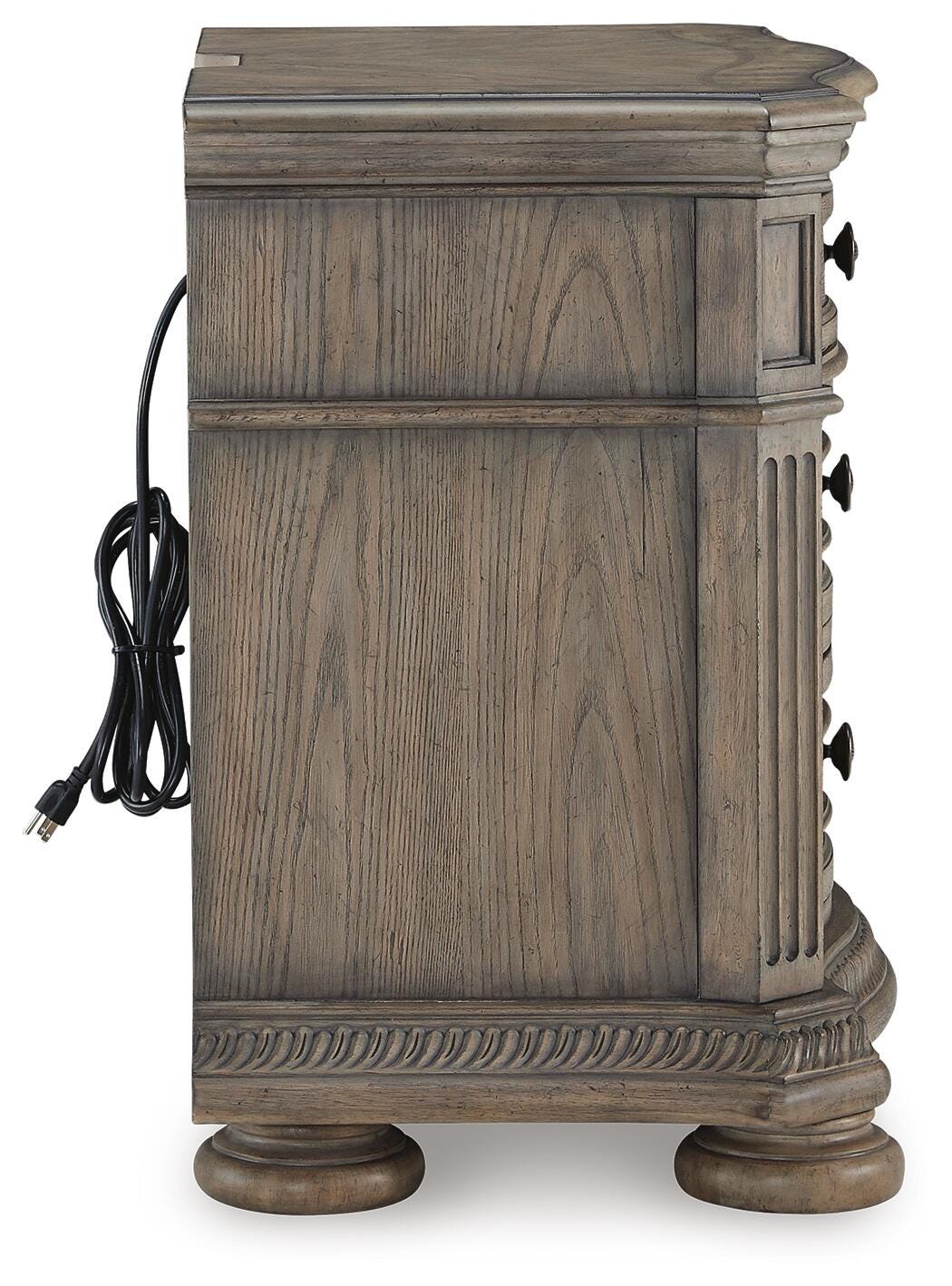 Ardenfield Upholstered Sleigh Bed, Dresser and 2 Nightstands