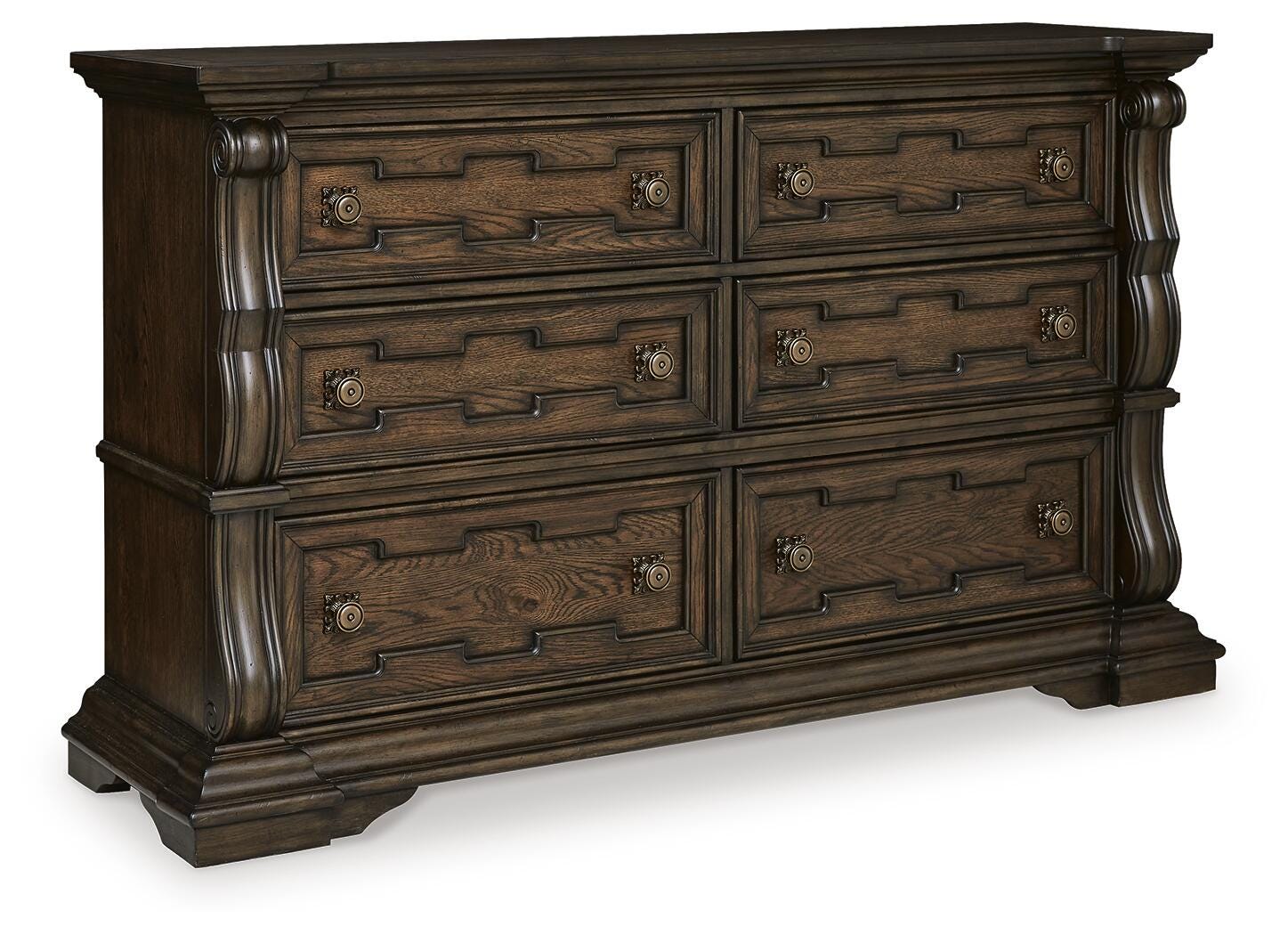 Maylee Upholstered Bed, Dresser, Chest and Nightstand