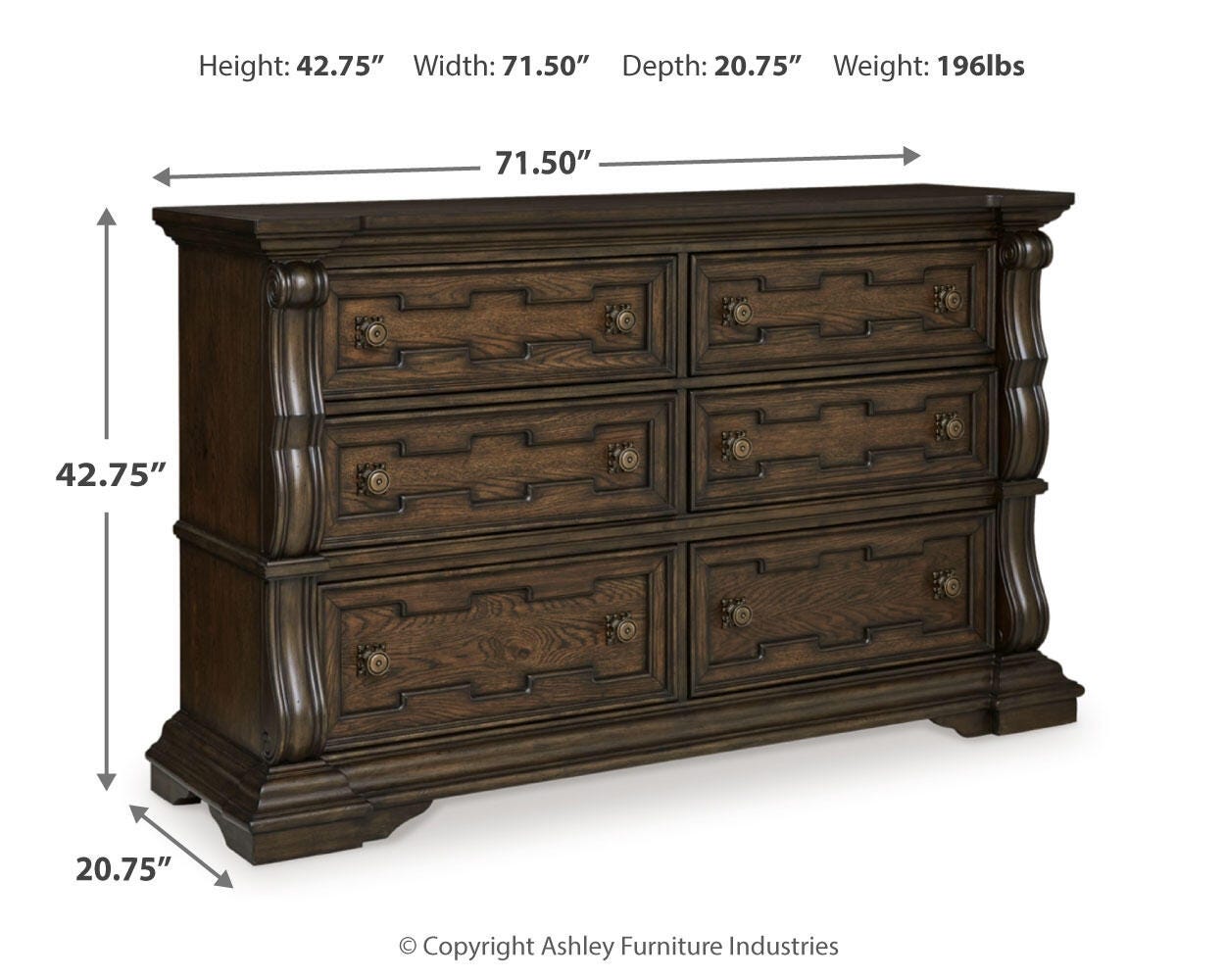 Maylee Upholstered Panel Bed, Dresser and 2 Nightstands