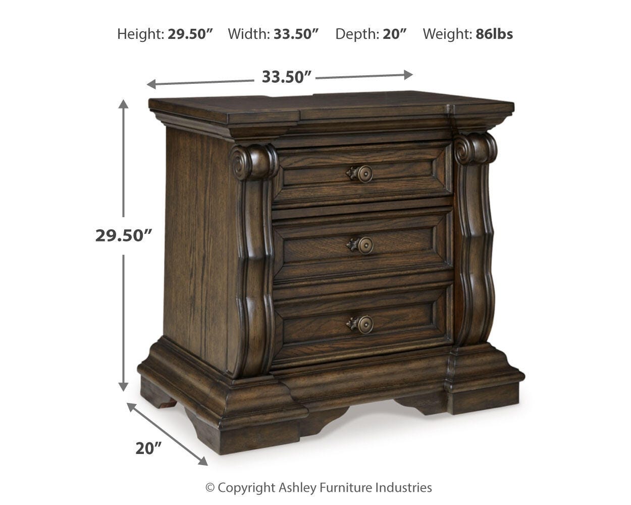 Maylee Upholstered Panel Bed, Dresser and 2 Nightstands