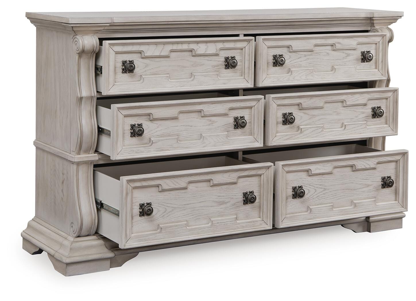 Bruchandi Upholstered Panel Bed and Dresser