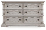 Bruchandi Upholstered Panel Bed, Dresser and Nightstand