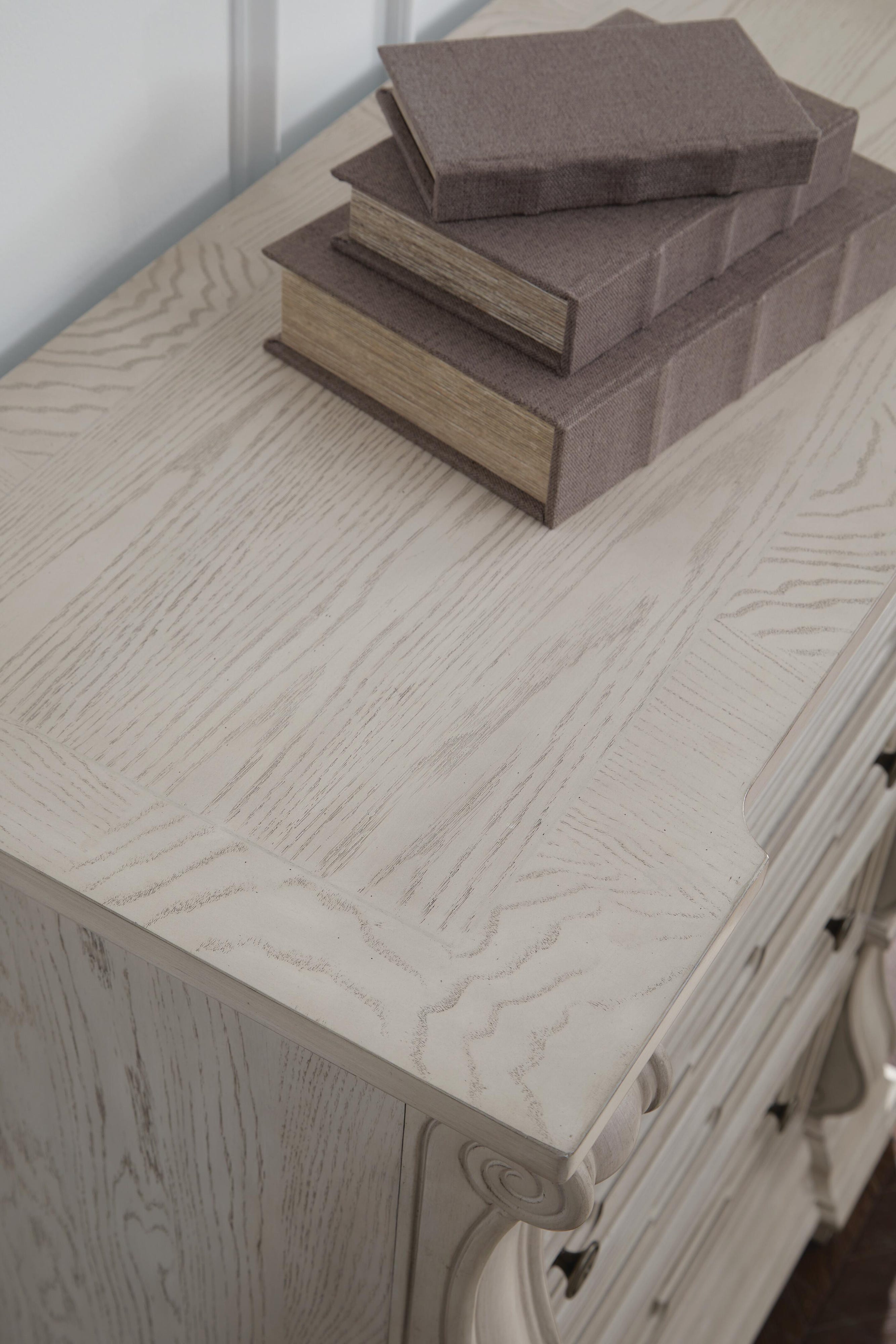 Bruchandi Upholstered Panel Bed, Dresser and Chest