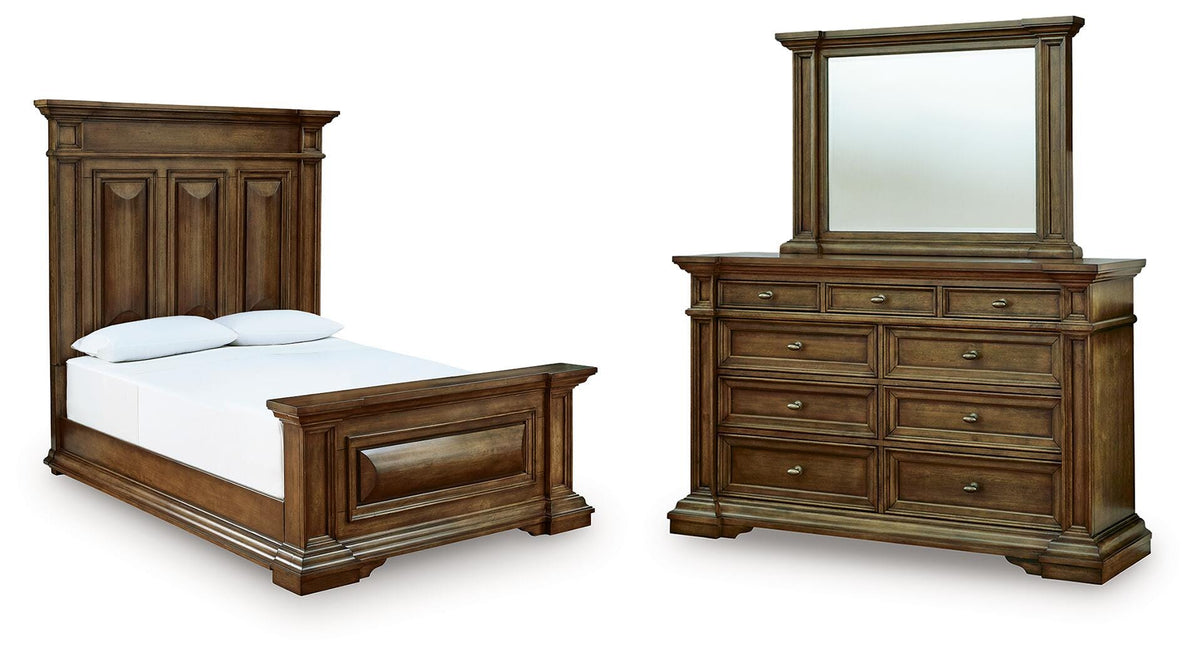 Frantanna Panel Bed, Dresser and Mirror