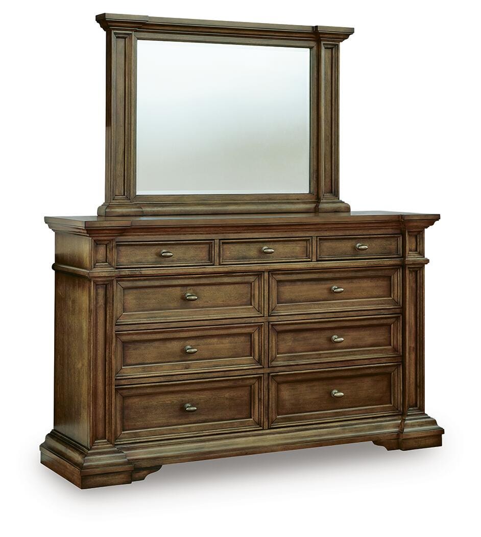 Frantanna Panel Storage Bed, Dresser and Mirror
