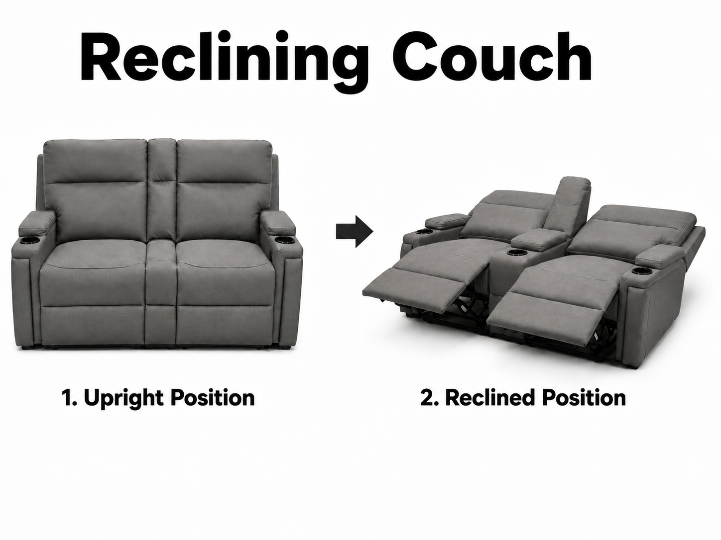 Reclining RV Couch