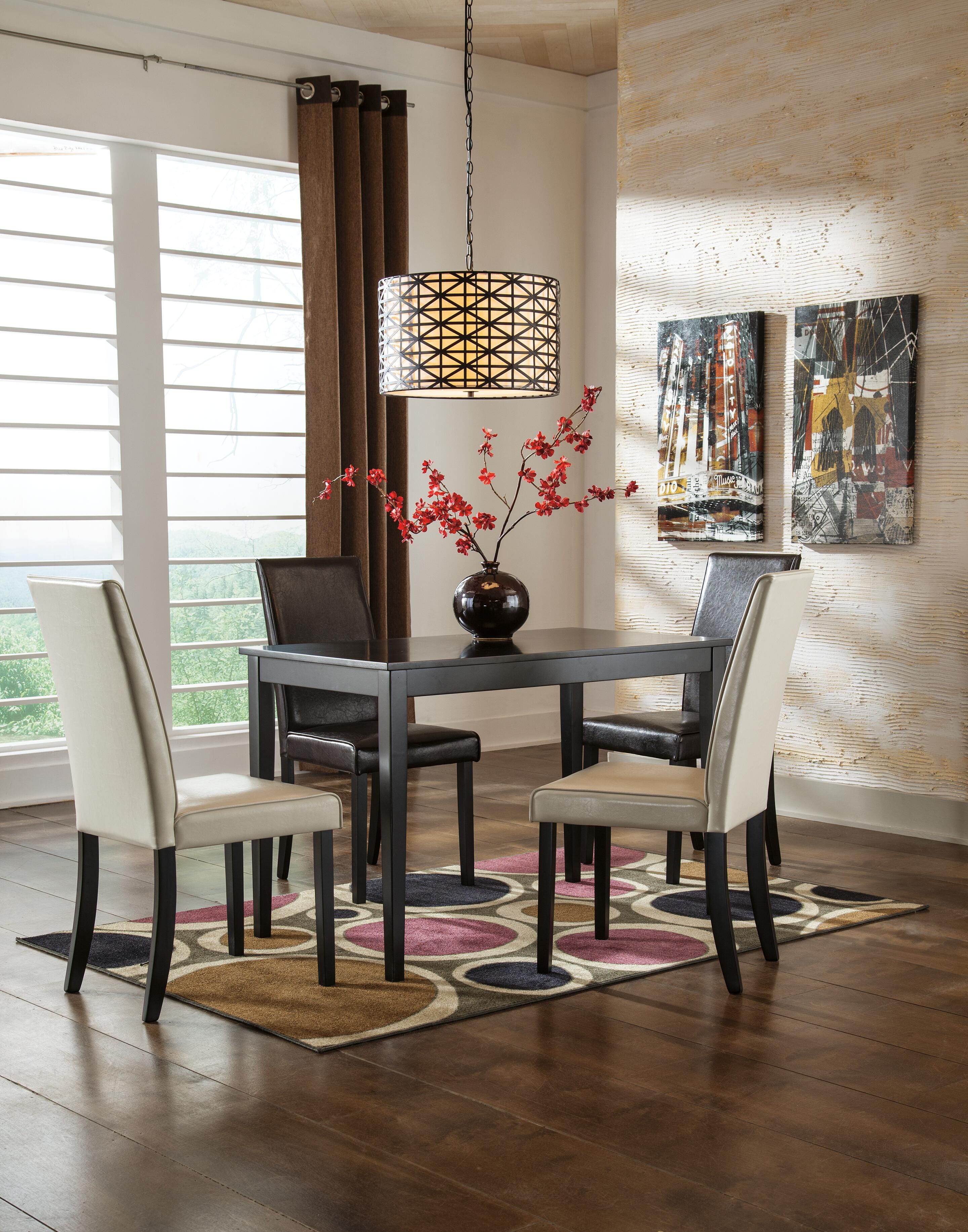 Kimonte Dining Table and 4 Chairs