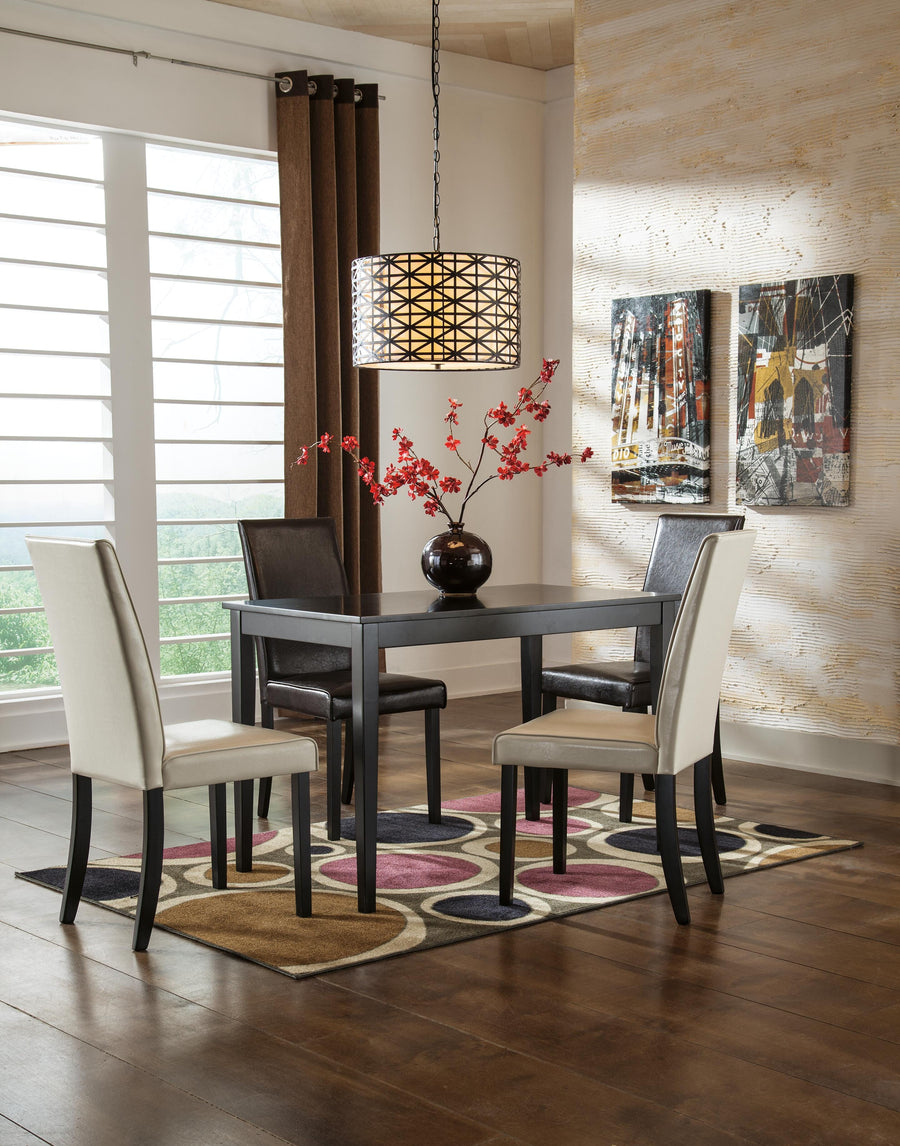 Kimonte Dining Table and 4 Chairs