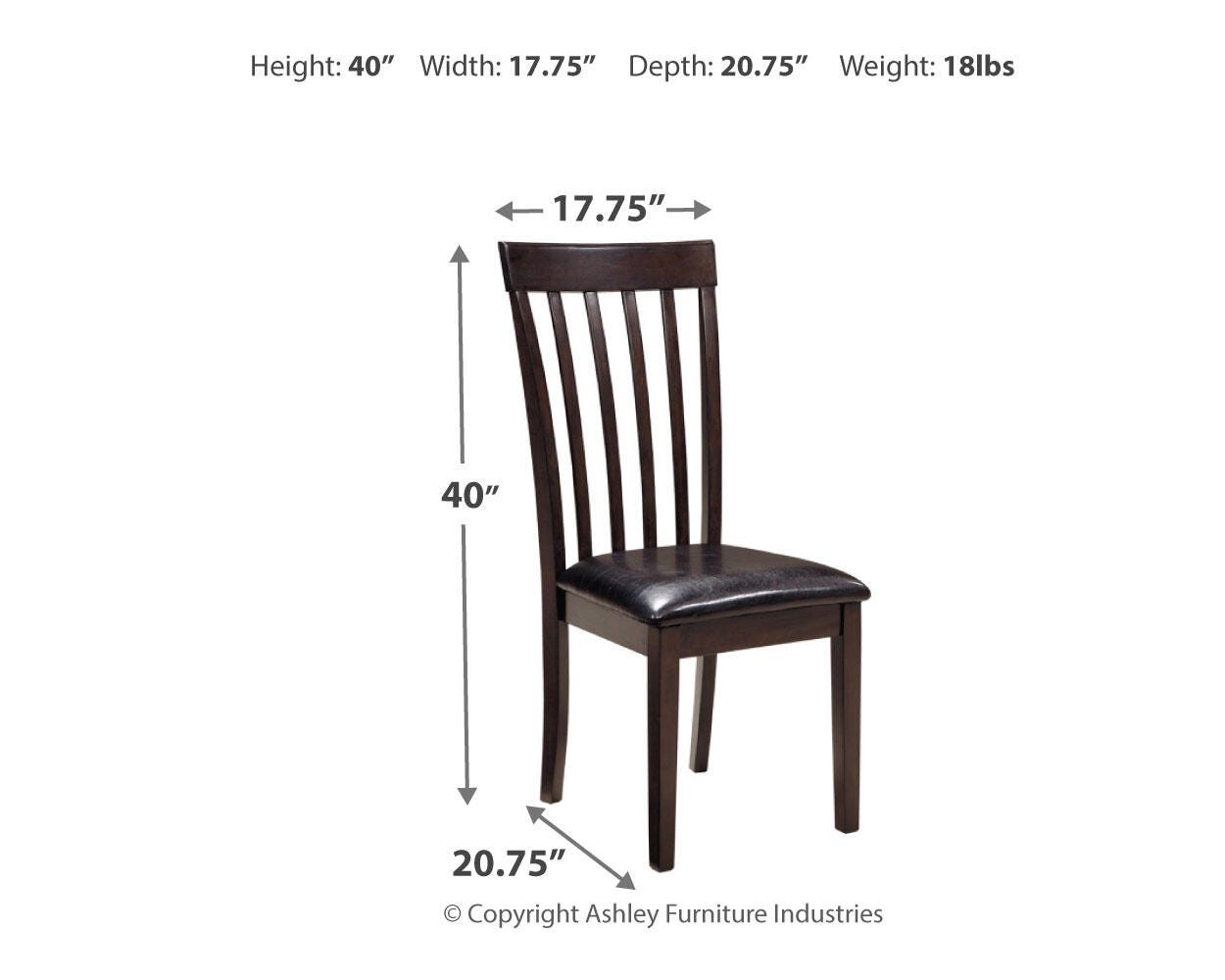 Hammis 2-Piece Dining Chair