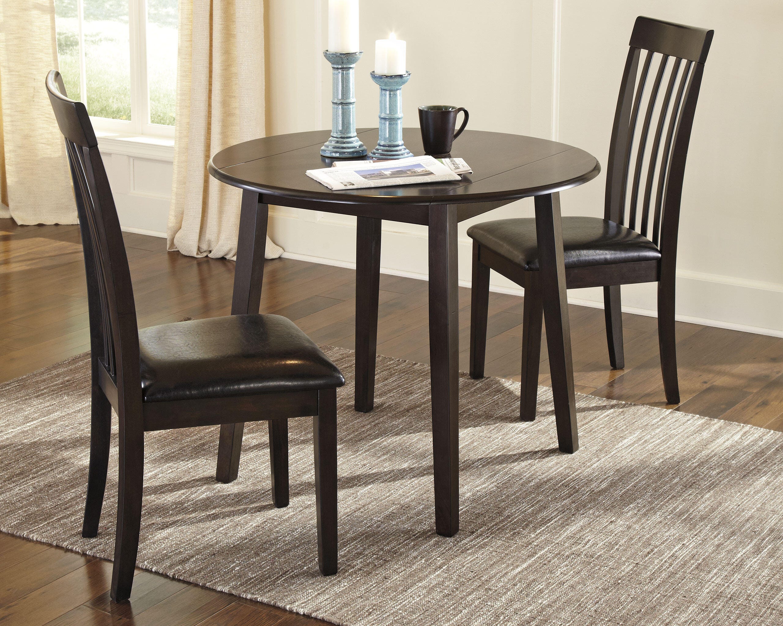 Hammis Extendable Dining Table and 2 Chairs