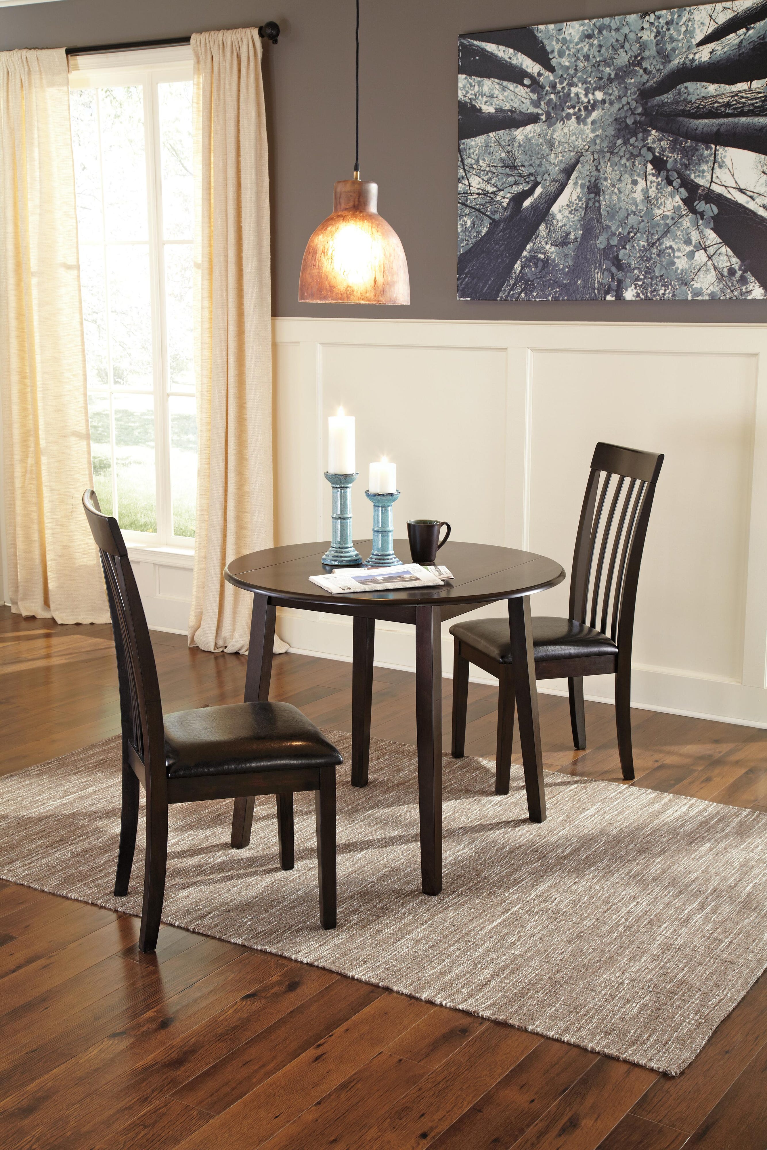 Hammis Extendable Dining Table and 2 Chairs