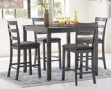 Keaton Counter Height Dining Table and Bar Stools (Set of 5)