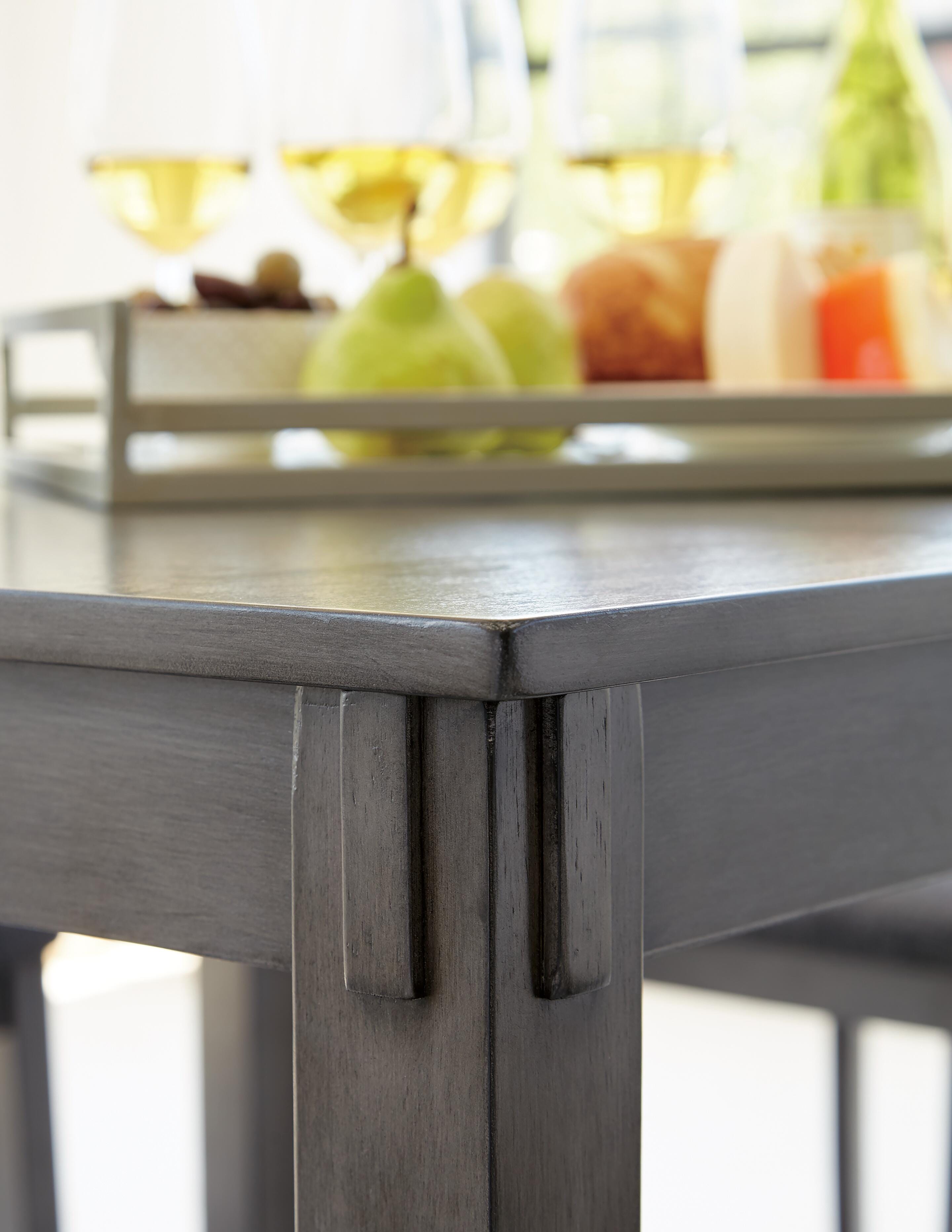 Keaton Counter Height Dining Table and Bar Stools (Set of 5)