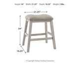 Skempton Counter Height Dining Table and 4 Bar Stools