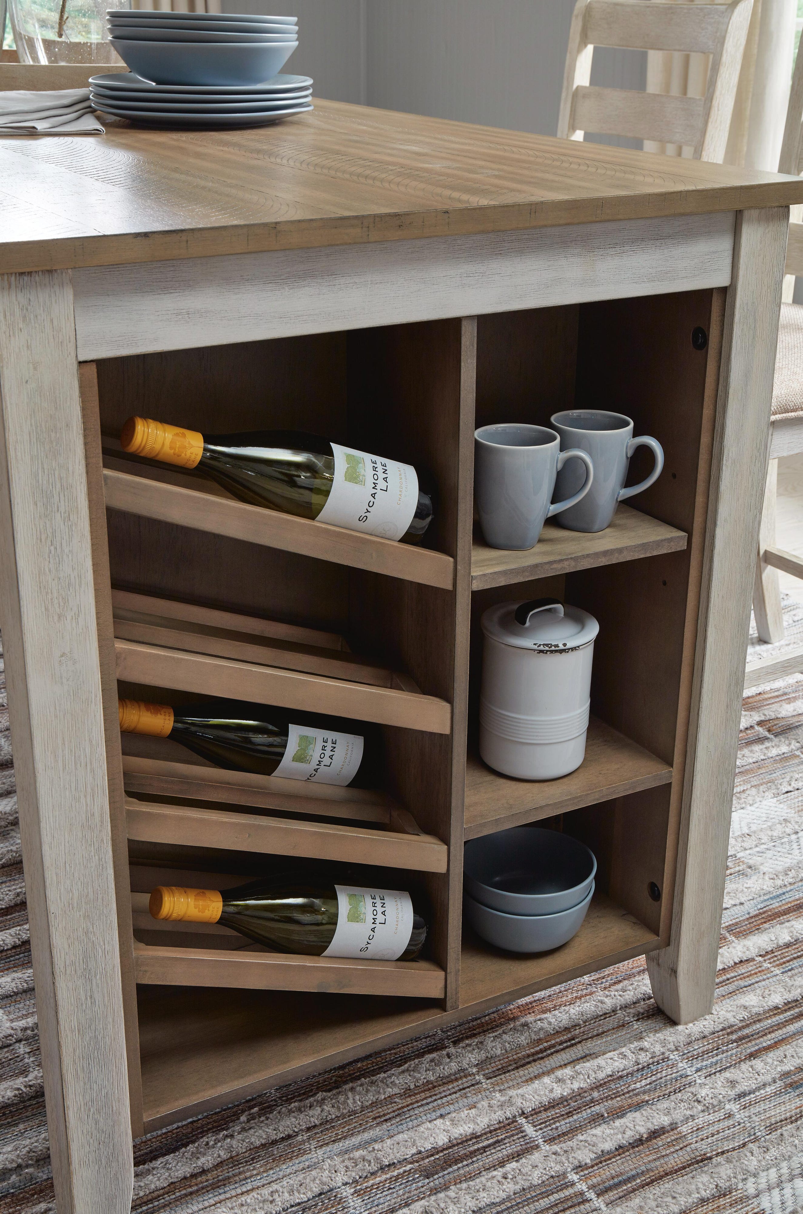 Skempton Counter Height Dining Table and 2 Bar Stools