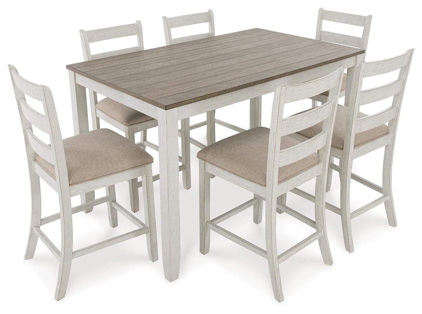 Skempton Counter Height Dining Table and Bar Stools (Set of 7)