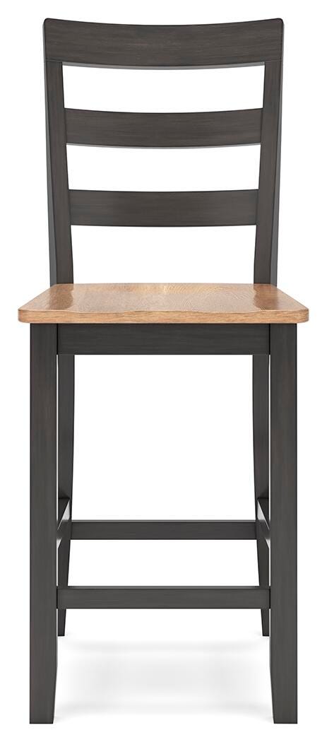Gesthaven Counter Height Dining Table and 2 Barstools