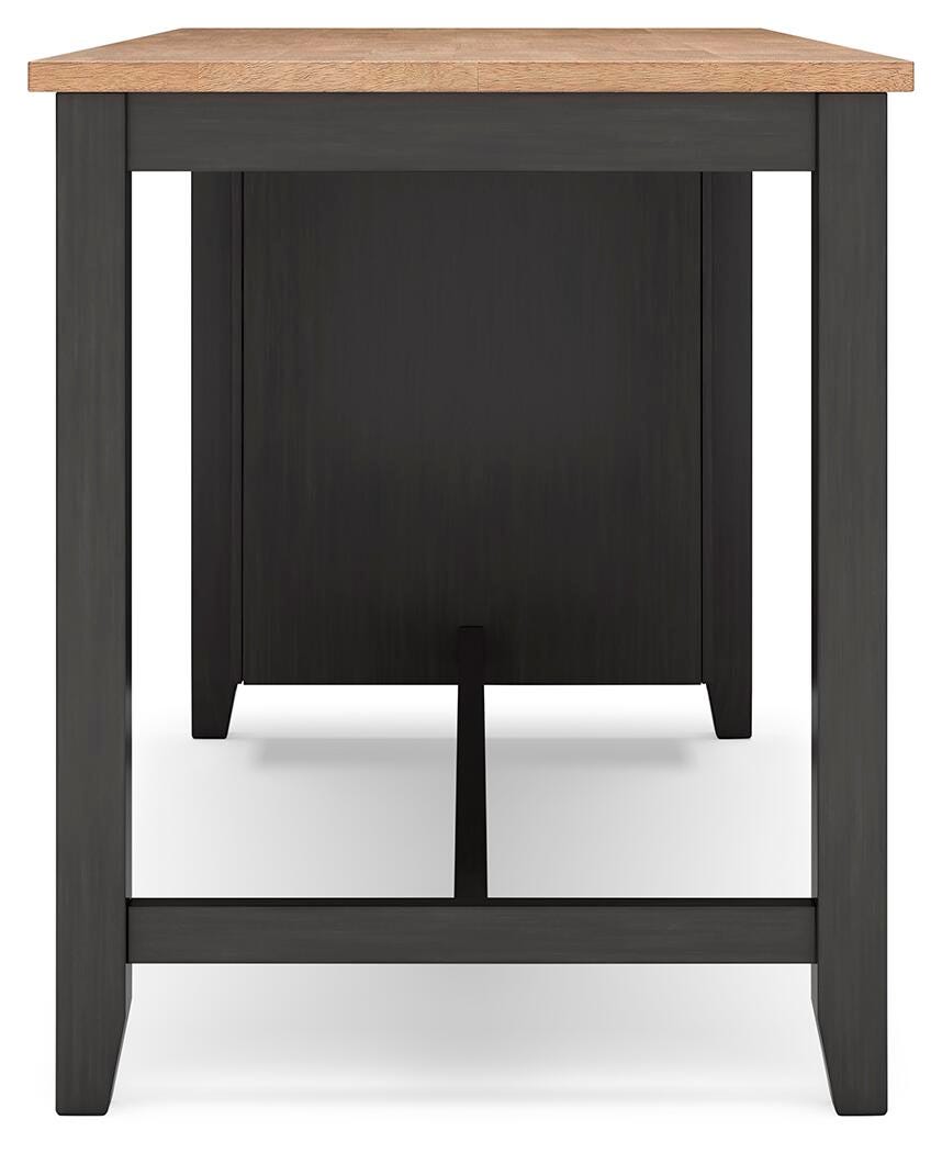 Gesthaven Counter Height Dining Table and 2 Barstools
