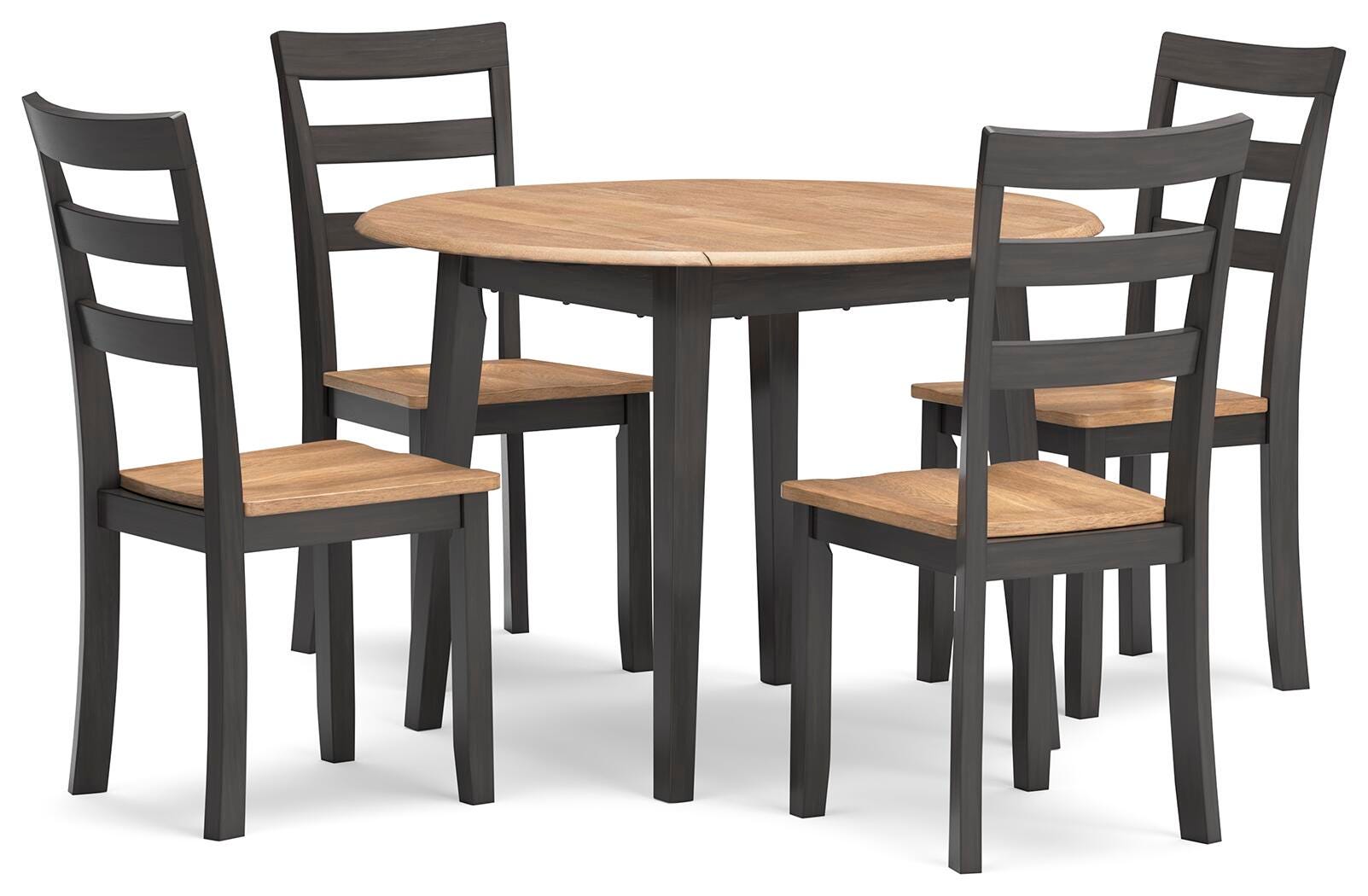 Gesthaven Extendable Dining Table and 4 Chairs