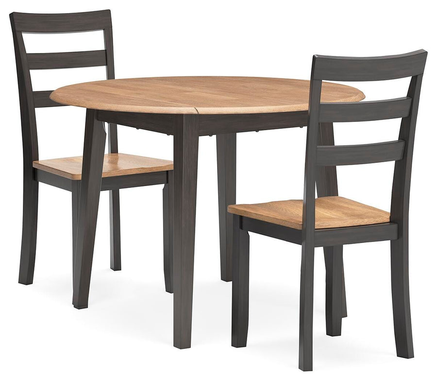 Gesthaven Extendable Dining Table and 2 Chairs