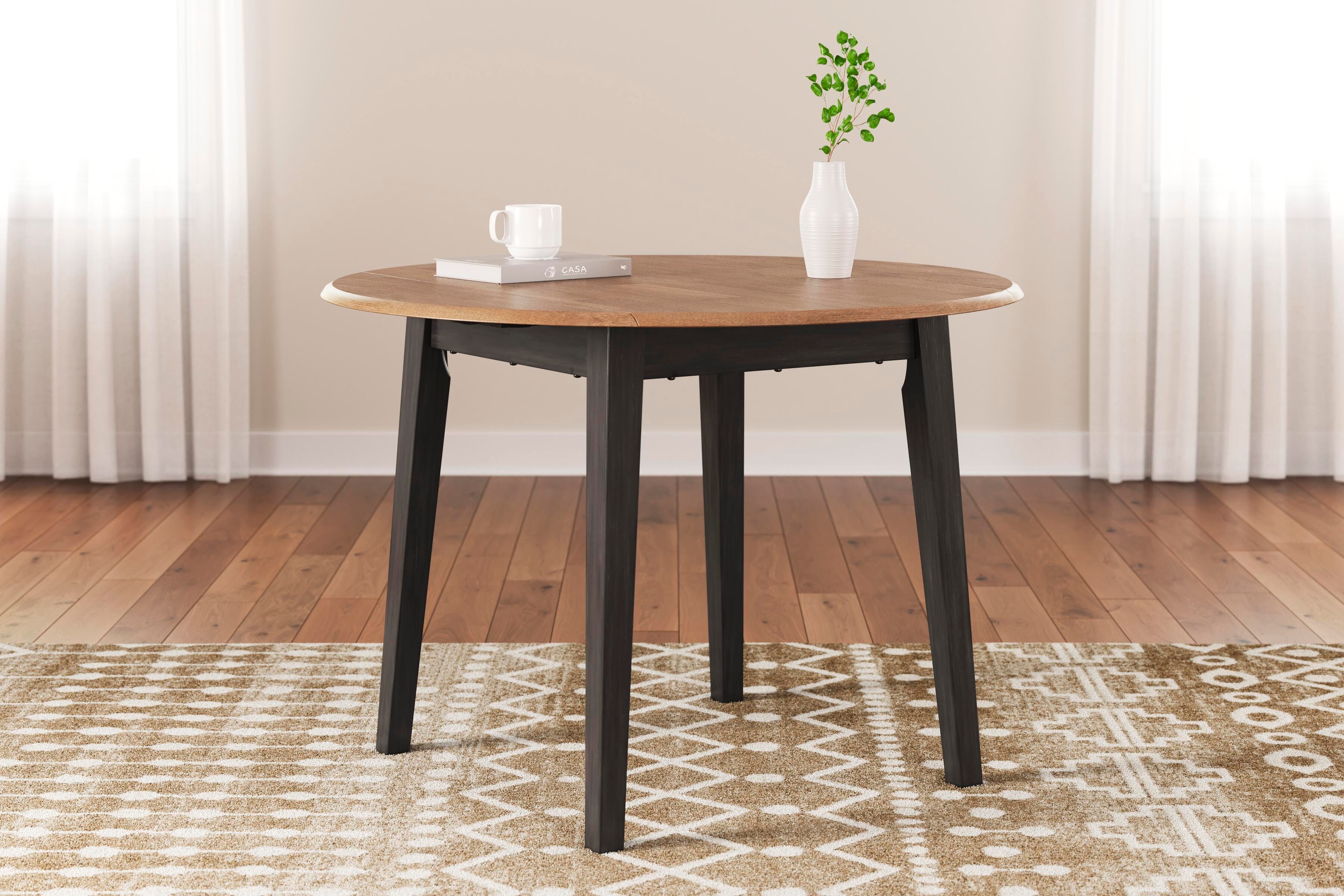 Gesthaven Extendable Dining Table and 2 Chairs