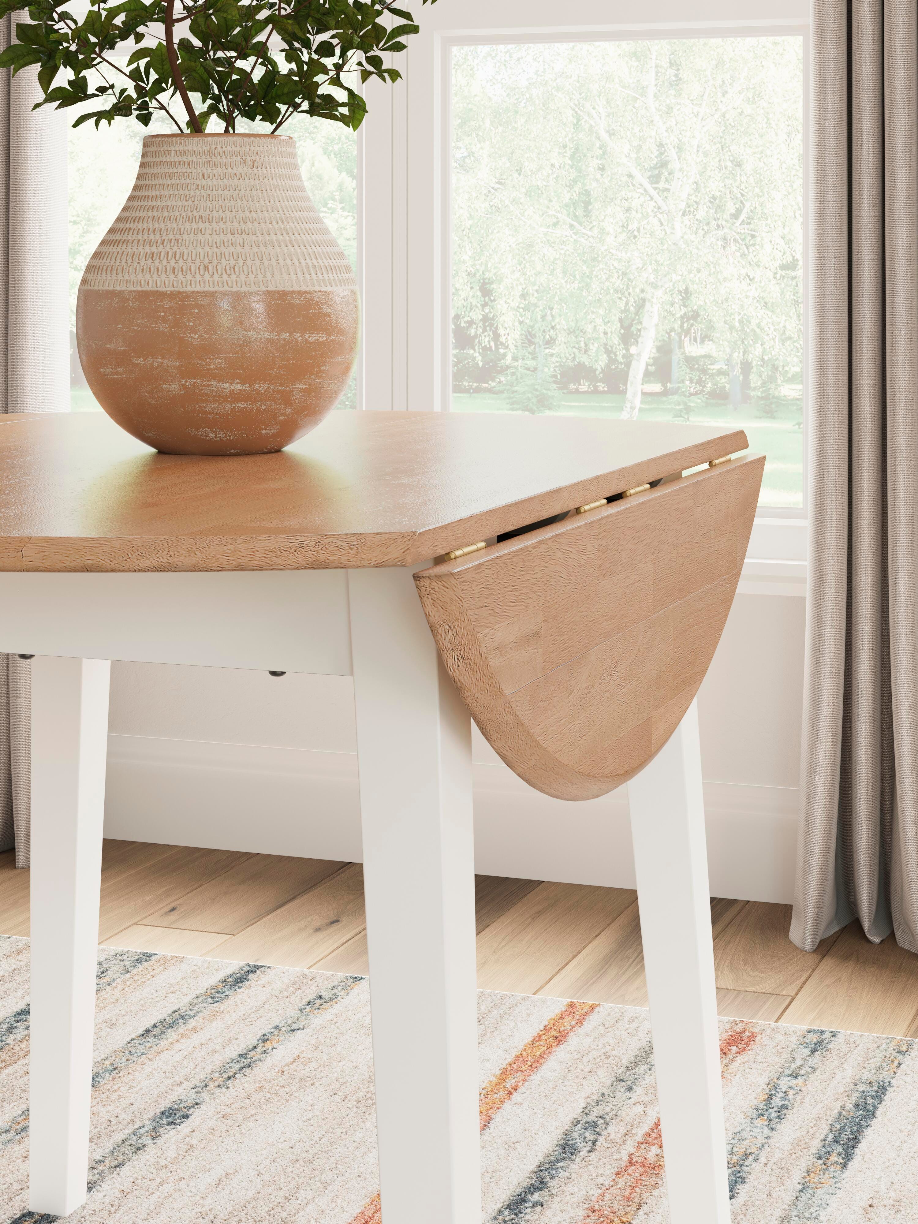 Gesthaven Extendable Dining Table and 2 Chairs