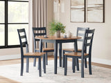 Millbrook Extendable Dining Table and 4 Chairs