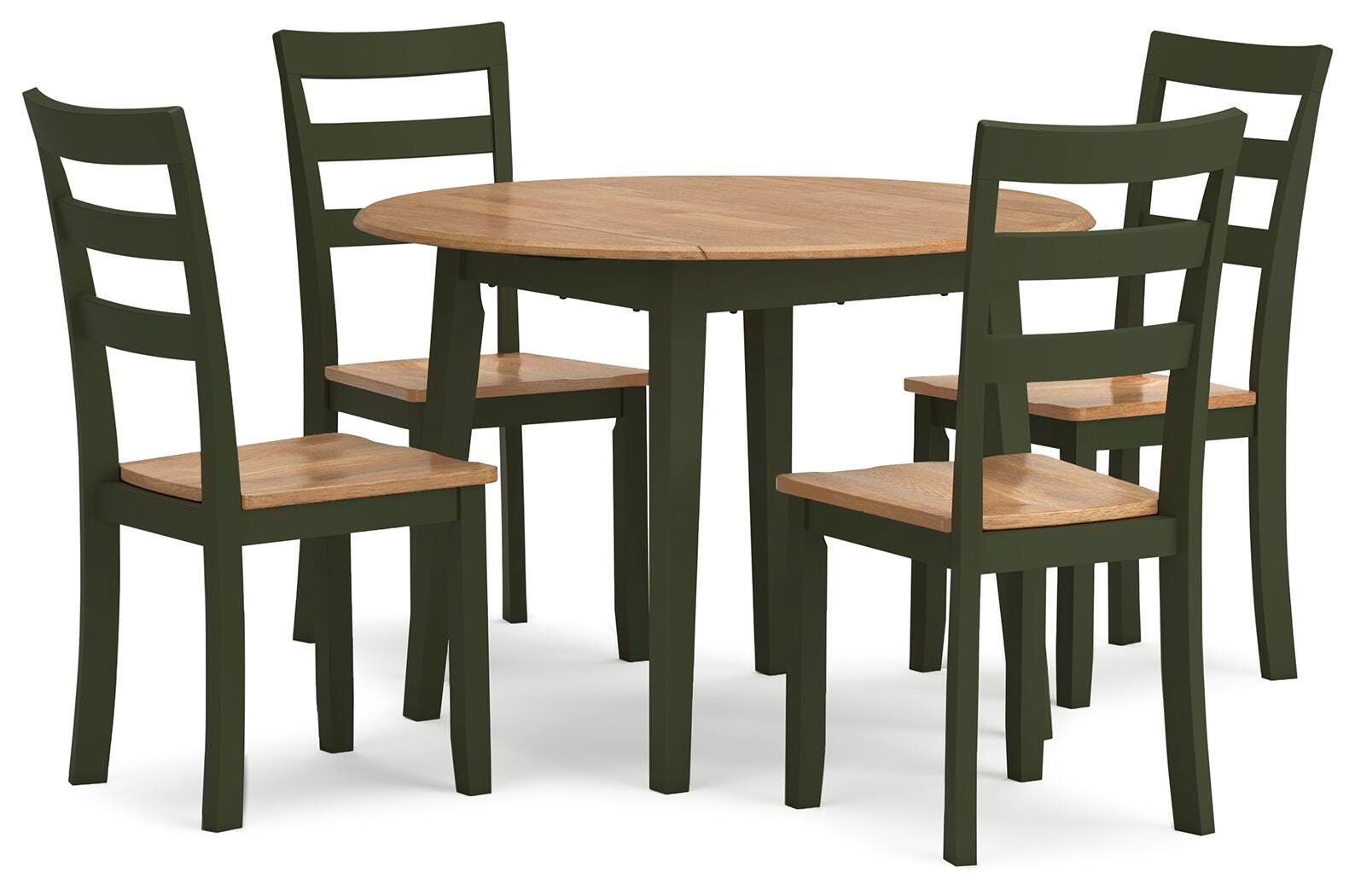 Gesthaven Extendable Dining Table and 4 Chairs